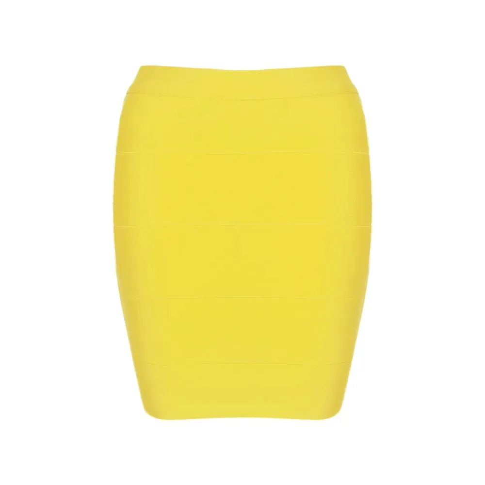 Sexy Classic Pencil Bandage Skirts For Women Quality Knit Bodycon Mini Skirt