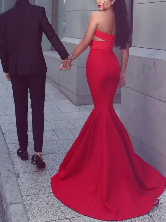 Sexy Tube Top Bag Hip Dress Long Skirt