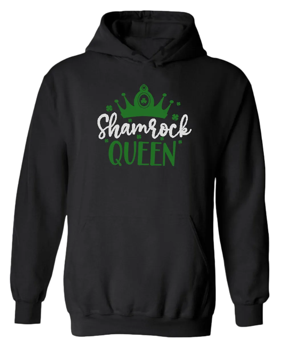 Shamrock Queen hoodie women st patrick's day hoodie
