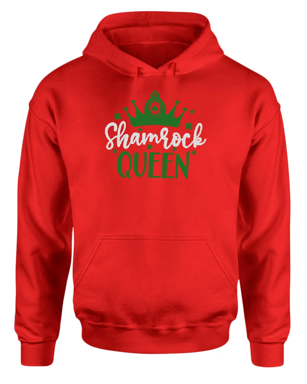 Shamrock Queen hoodie women st patrick's day hoodie