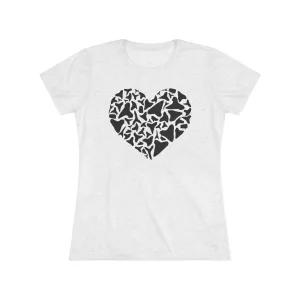Shark Tooth Love - Women's Slim Fit - Tri-Blend
