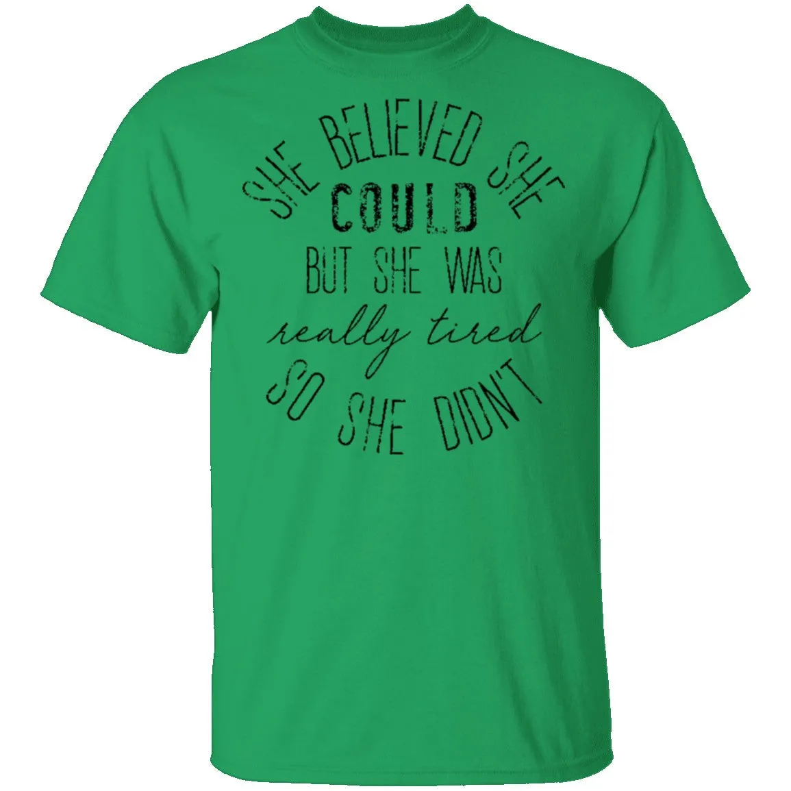 She Believe She Could But The Was Really Tired So She Didn't T-Shirt
