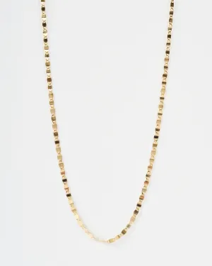 shimmer chain necklace