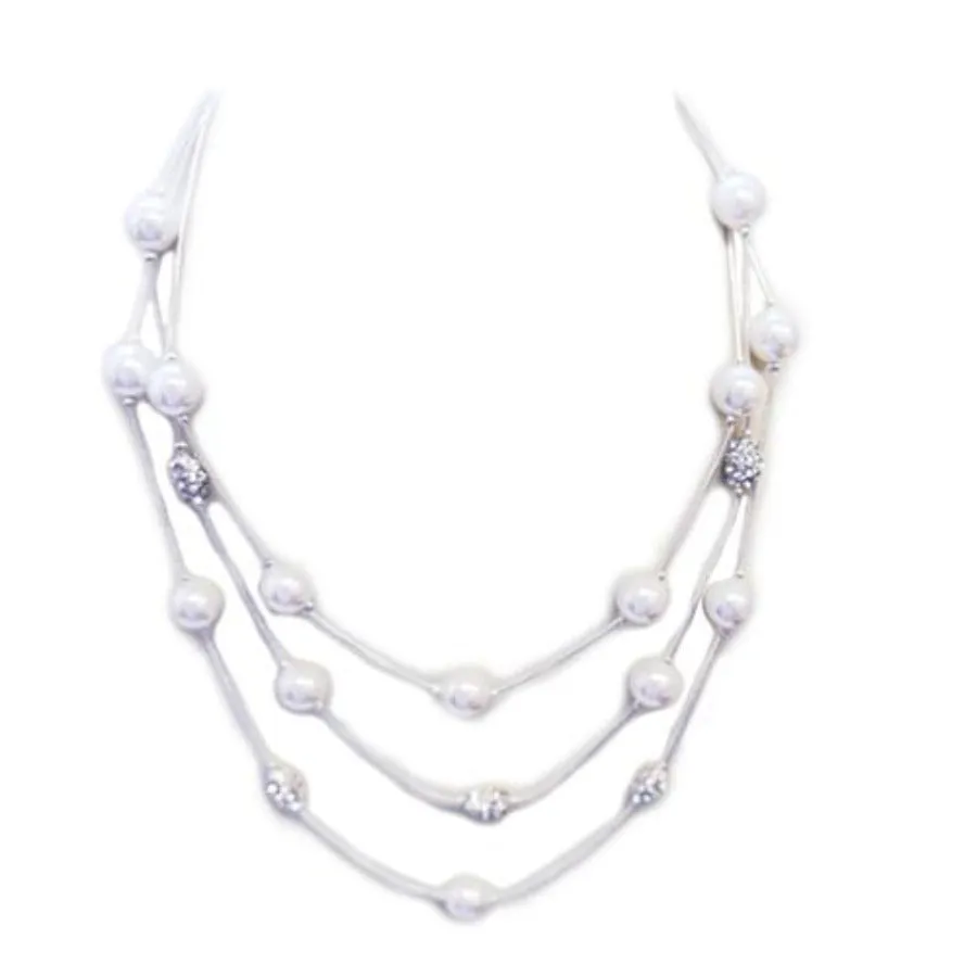 SIL WHITE NECKLACE #HNN76927_SIL-WHT (ShowR)
