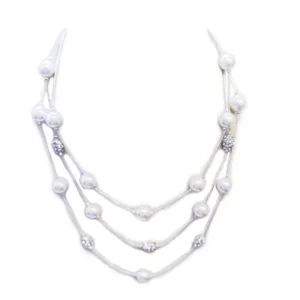 SIL WHITE NECKLACE #HNN76927_SIL-WHT (ShowR)