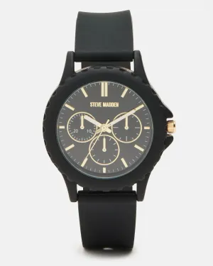 SILICONE WATCH BLACK