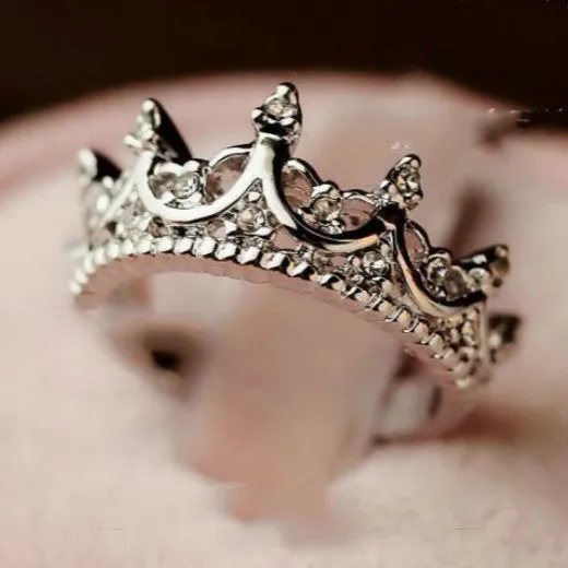 Silver Crown Ring