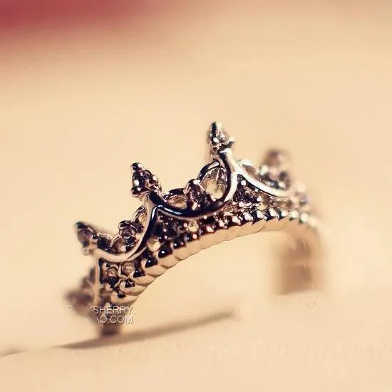Silver Crown Ring