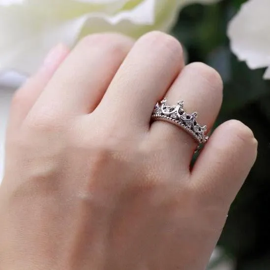 Silver Crown Ring