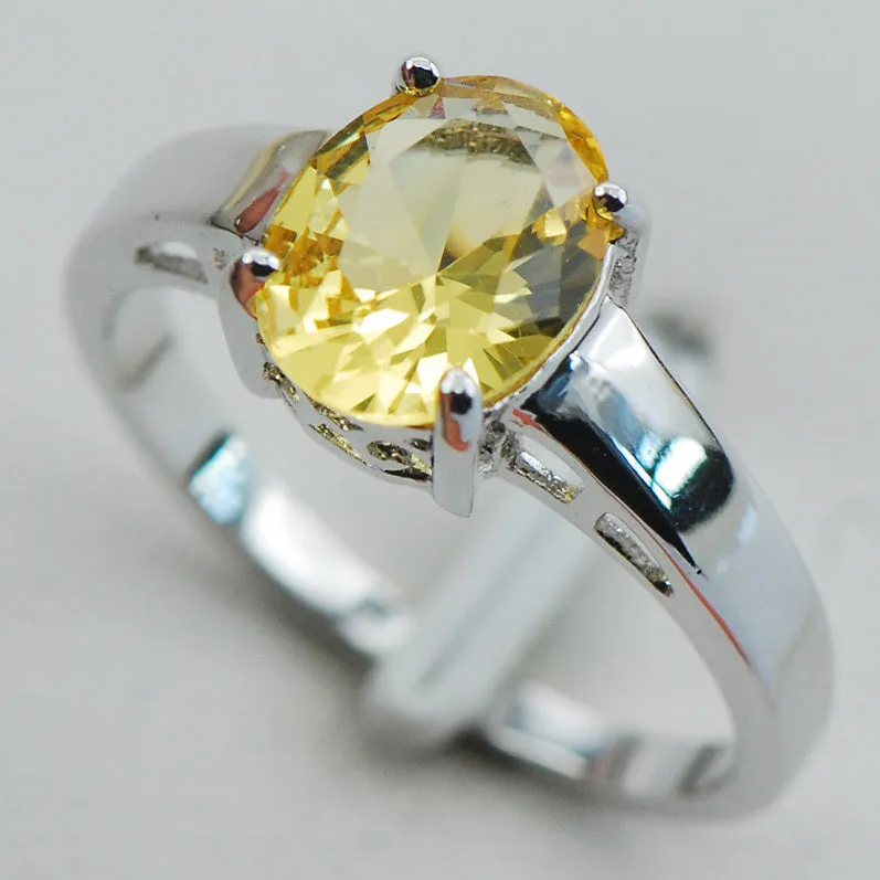 Silver Gemstone Ring