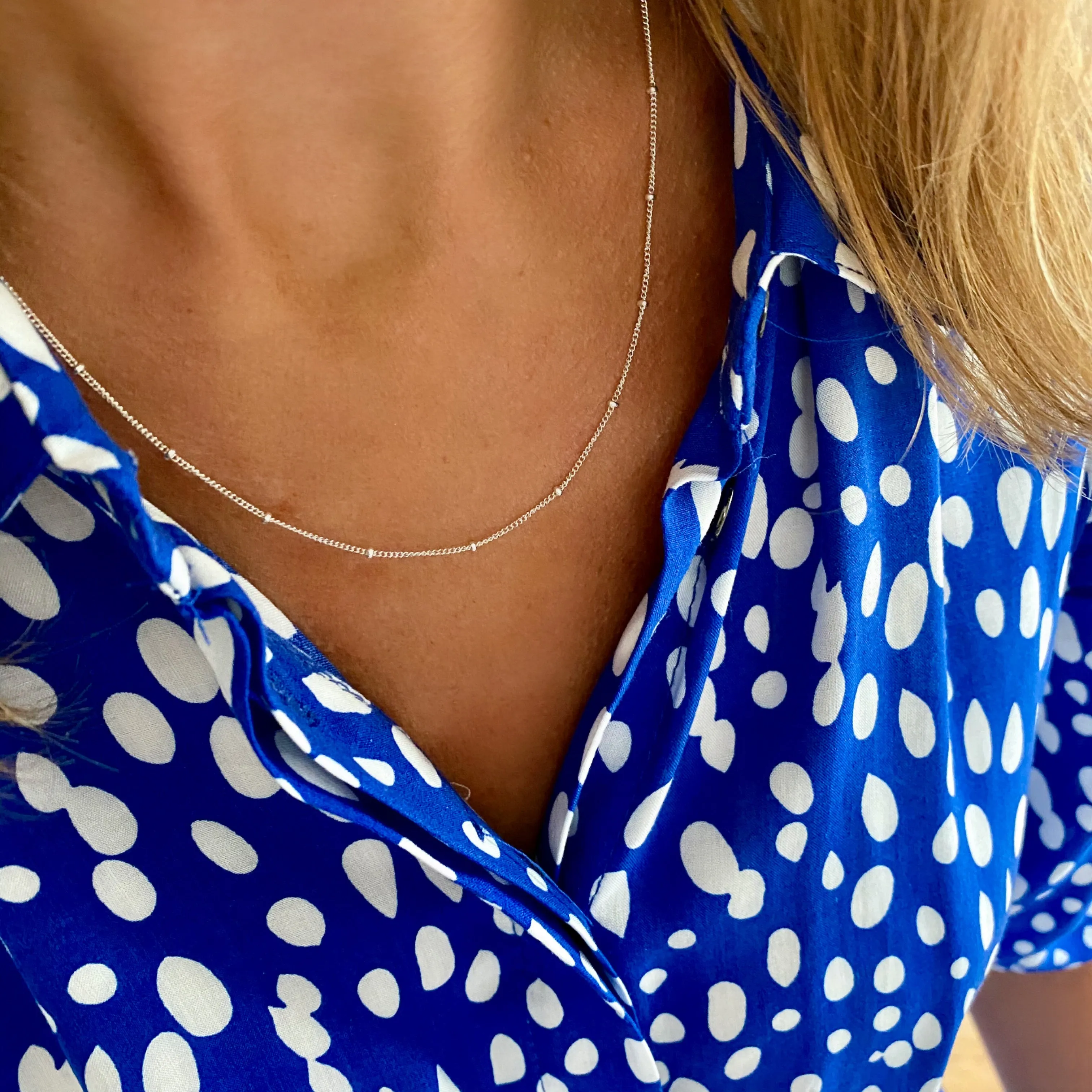 Silver Satellite Necklace