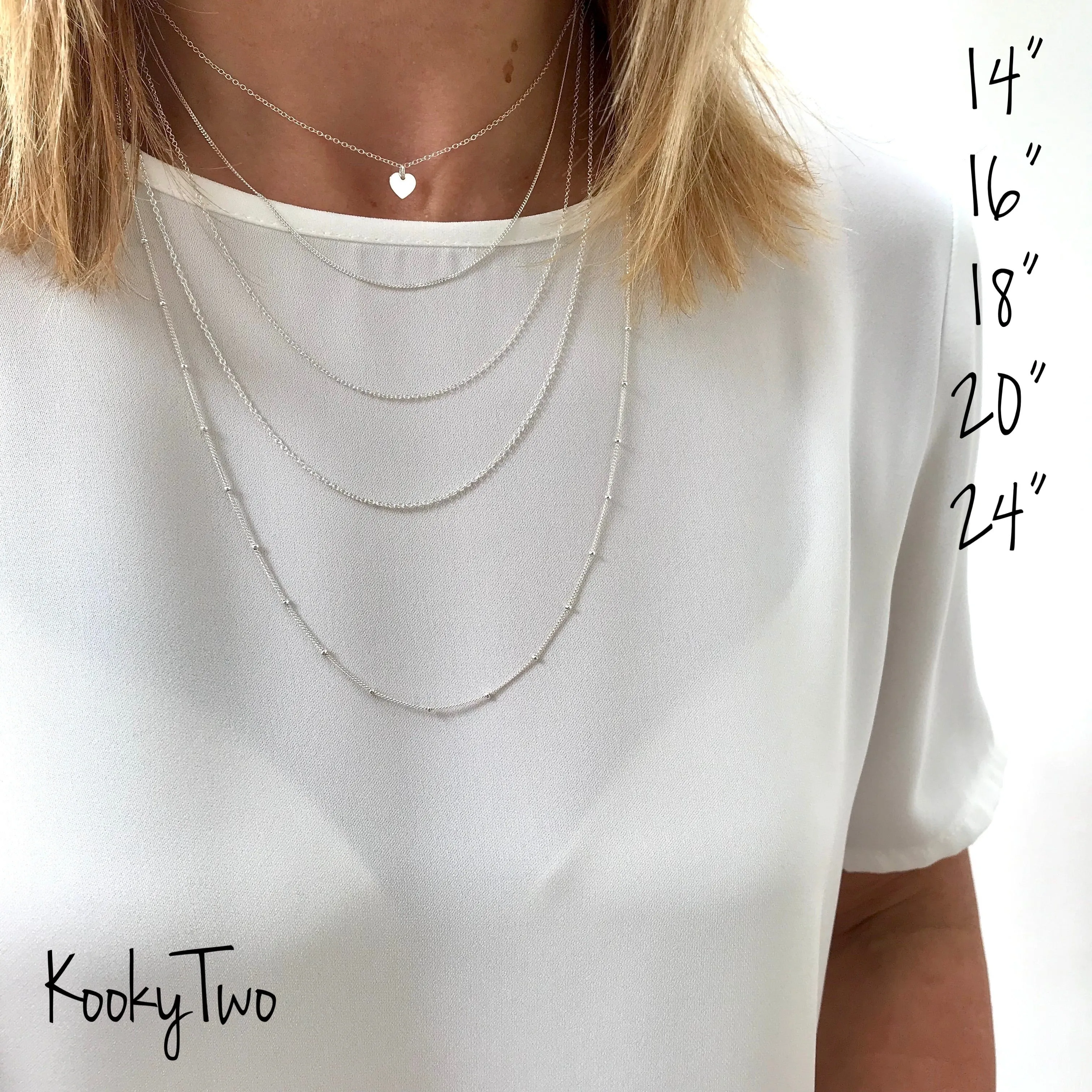 Silver Satellite Necklace