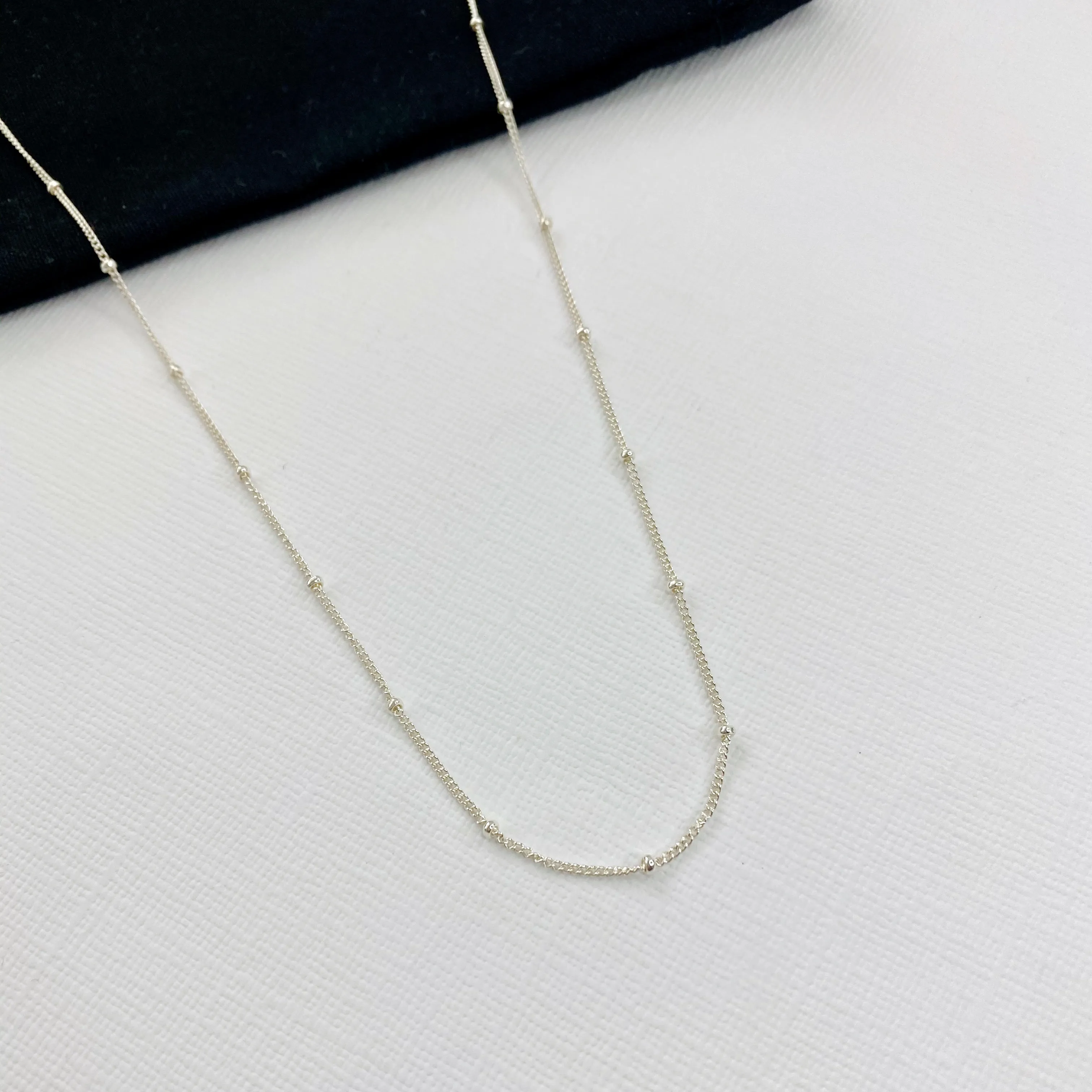 Silver Satellite Necklace