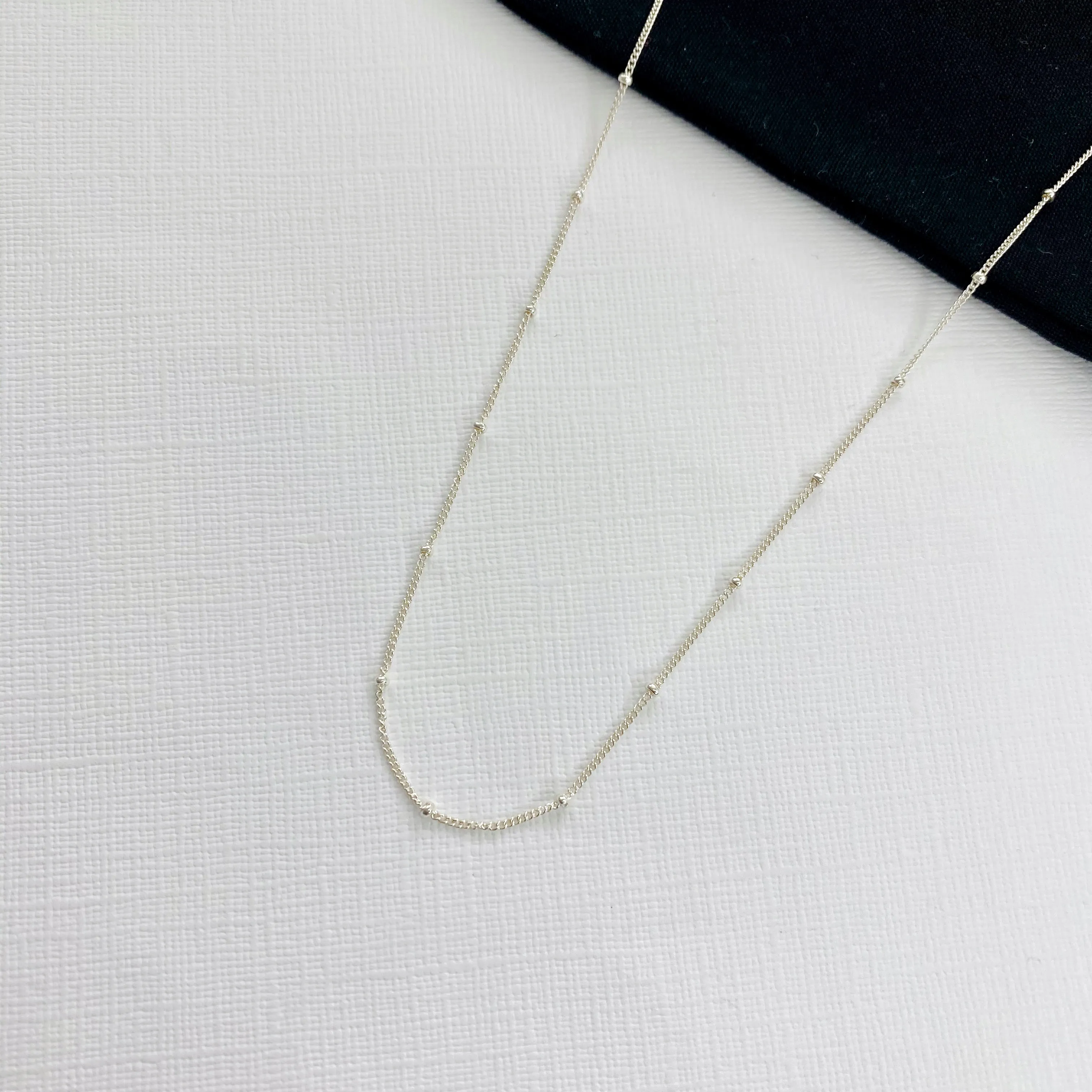 Silver Satellite Necklace