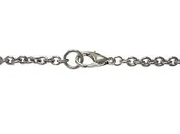 Silver Toned Etched Chipmunk Necklace