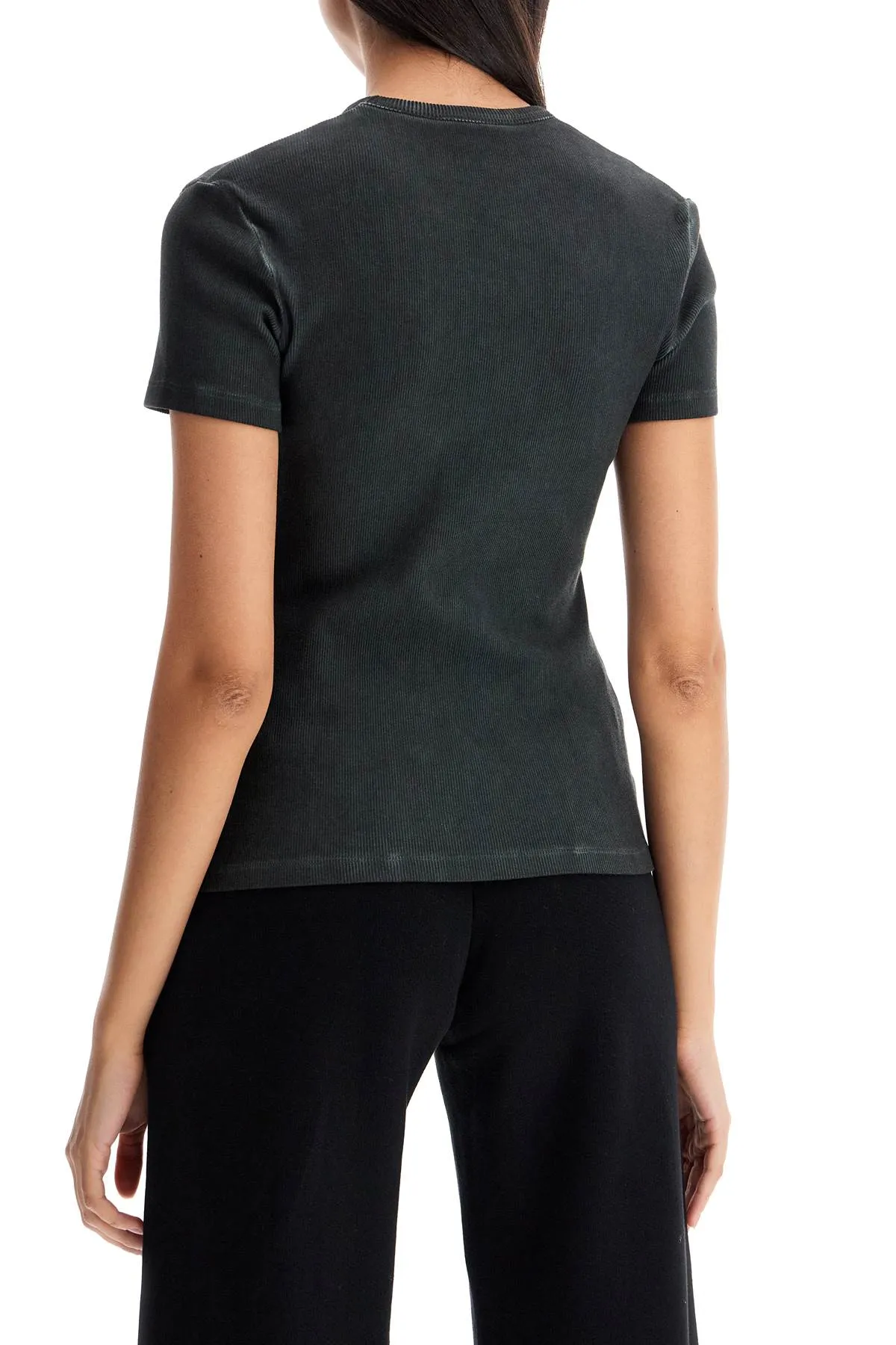 slim fit ribbed t-shirt for