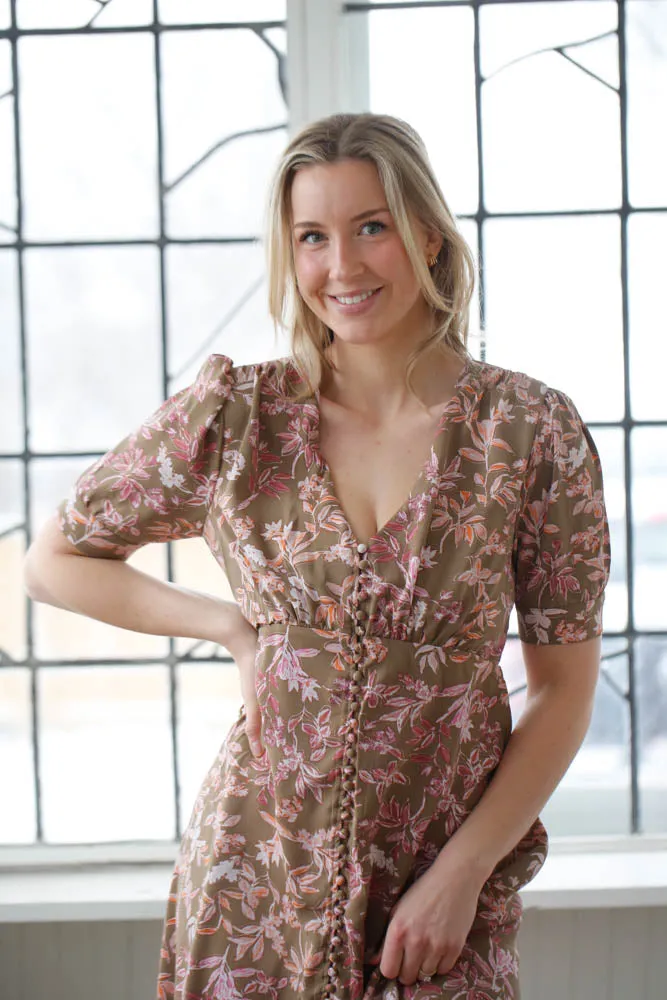Slow Dancing Midi Dress
