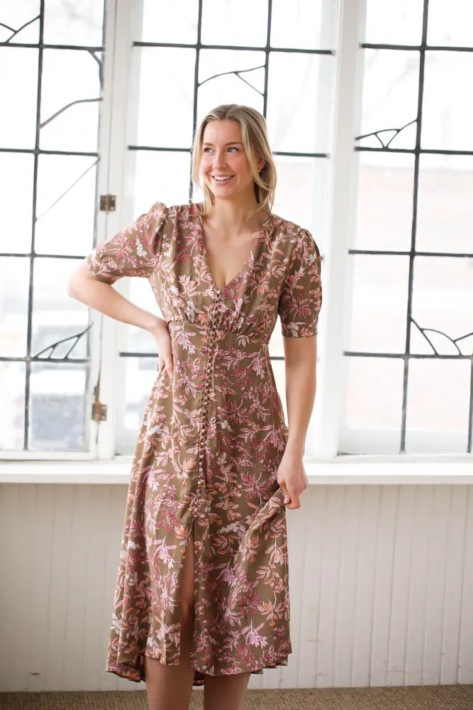 Slow Dancing Midi Dress
