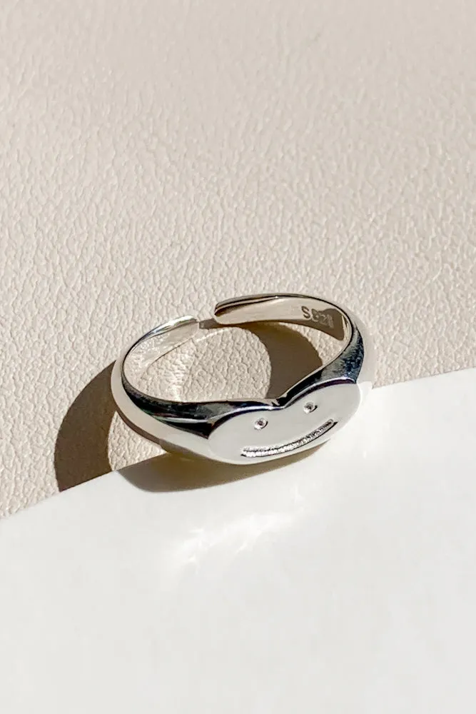 Smiley Ring (925 Silver)