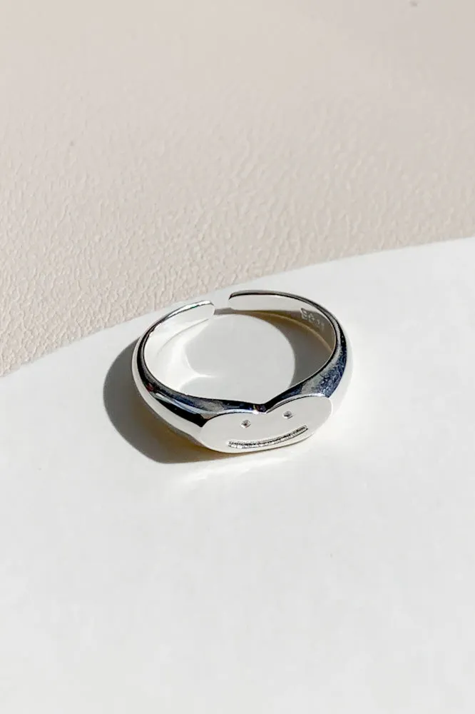 Smiley Ring (925 Silver)