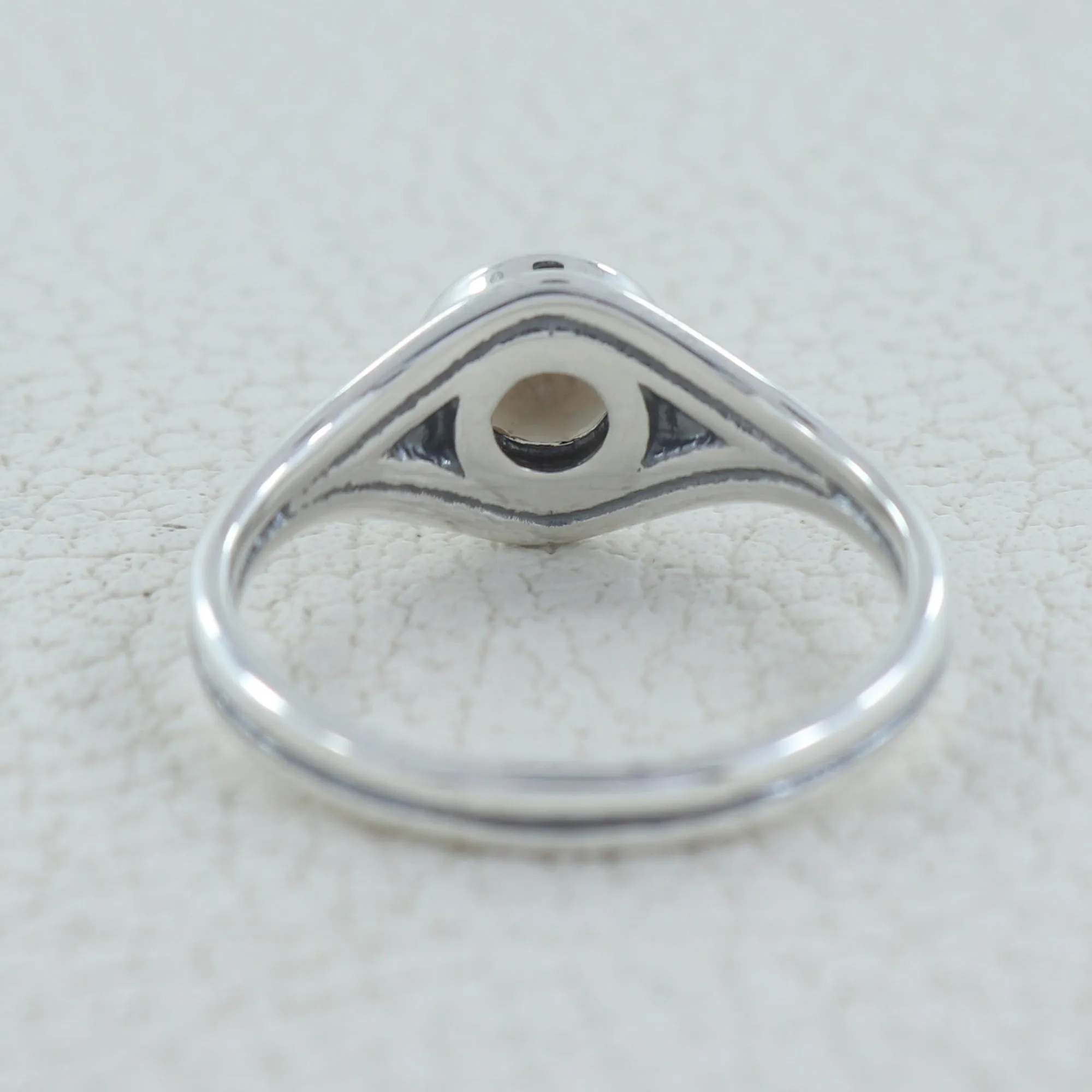Smoky Quartz Silver Rings