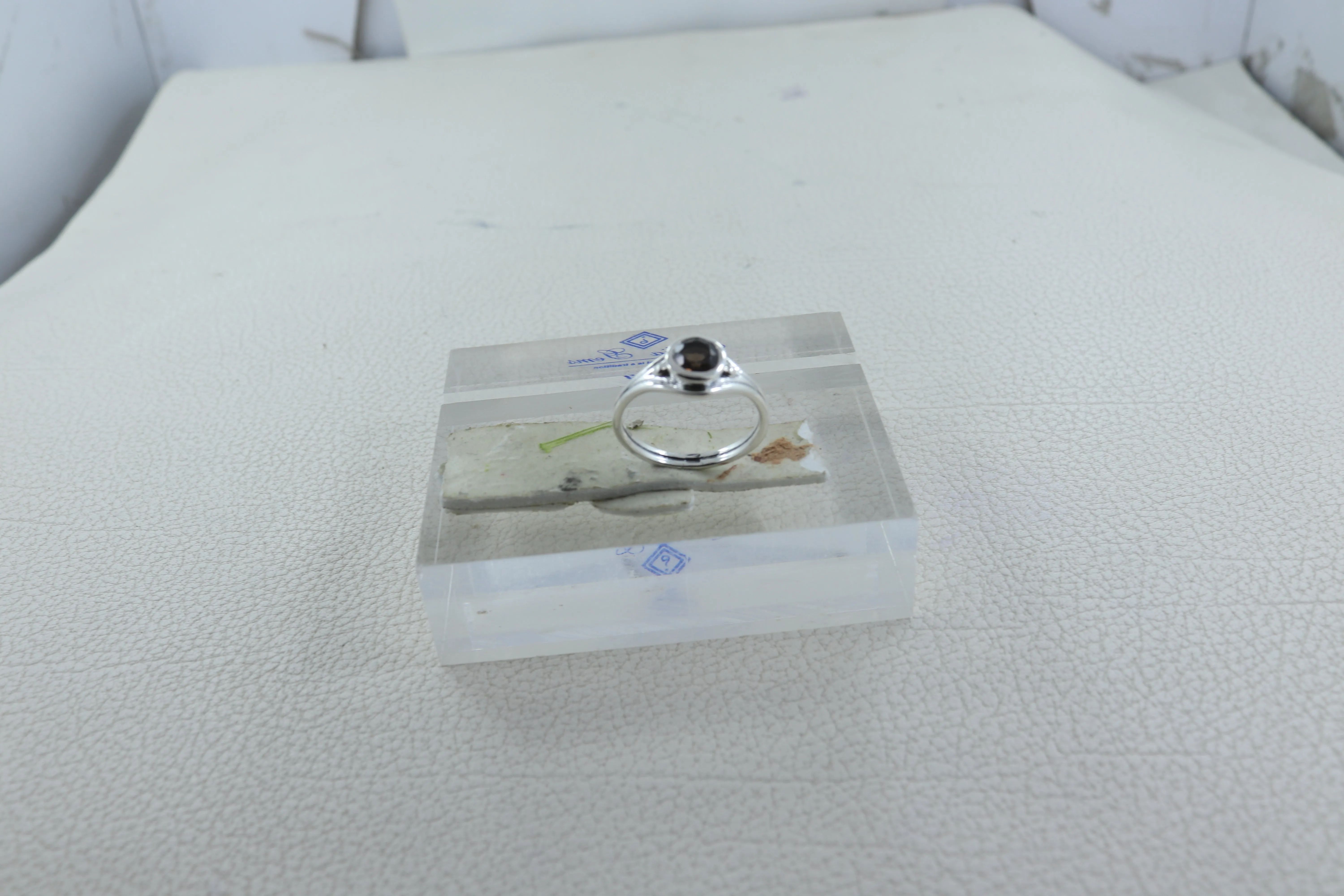 Smoky Quartz Silver Rings