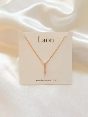 Snowdrop Necklace - Rose Gold