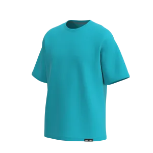 Soft Cotton Oversized T-Shirt, Dark Mint