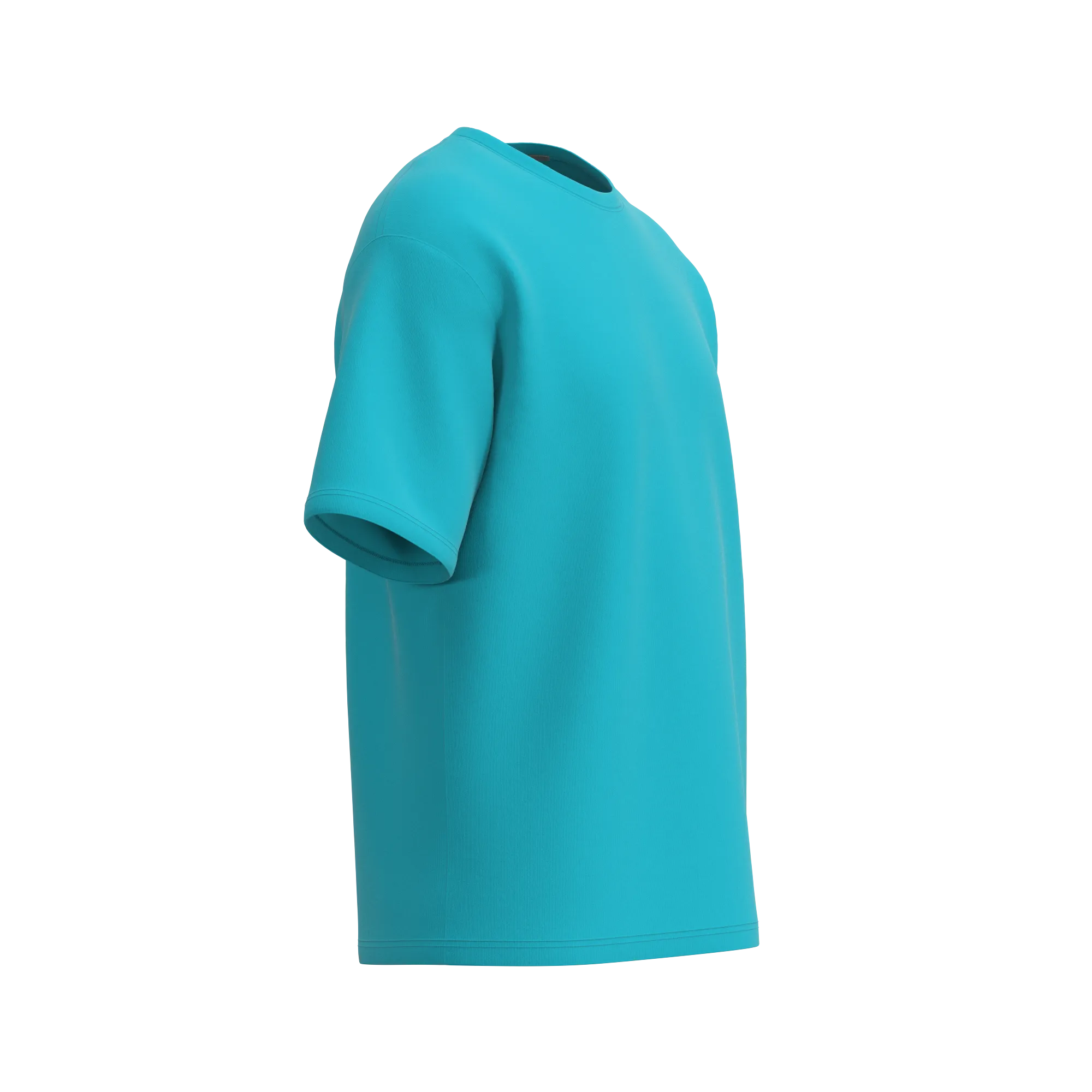 Soft Cotton Oversized T-Shirt, Dark Mint