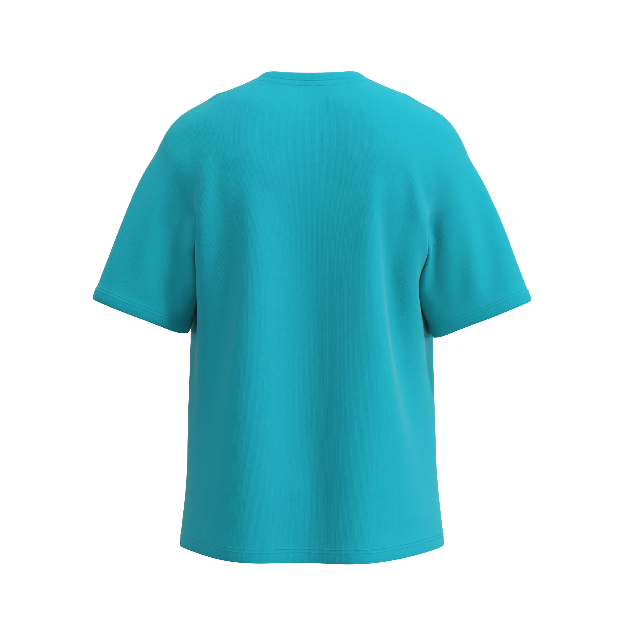 Soft Cotton Oversized T-Shirt, Dark Mint
