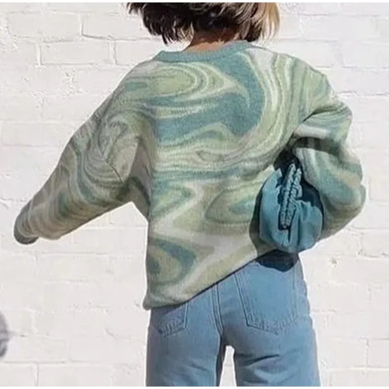 Soft Loose Tops Lady Long Sleeve Sweaters