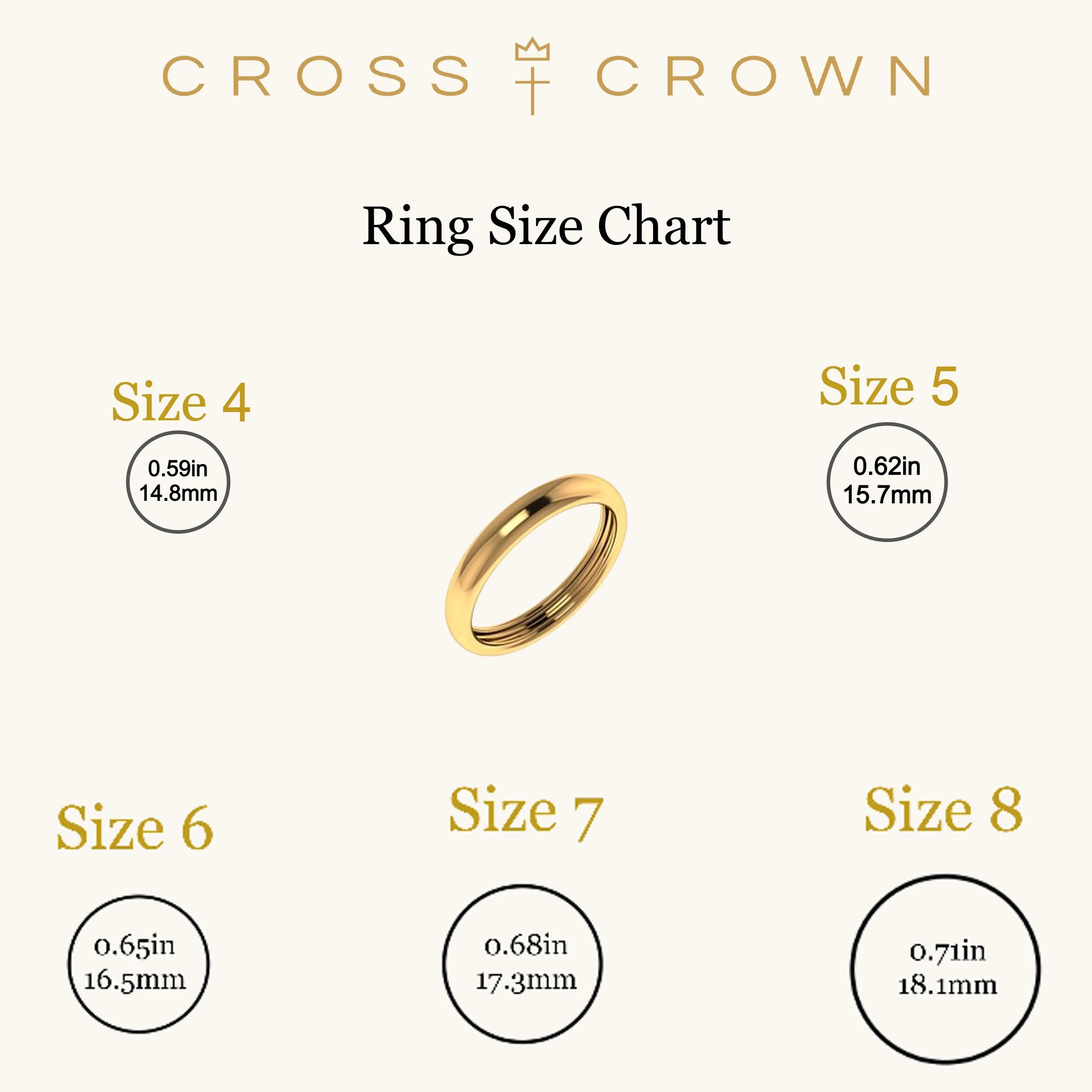 SOLID 14K TWO TONE GOLD DIAMOND CROSS RING .06CT