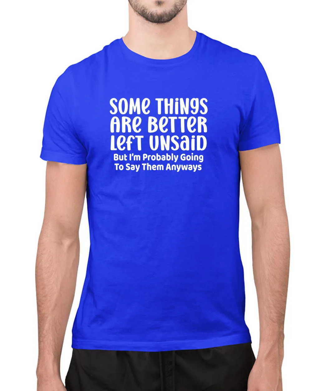 Somethings are better left unsaid t-shirt, joke t-shirt