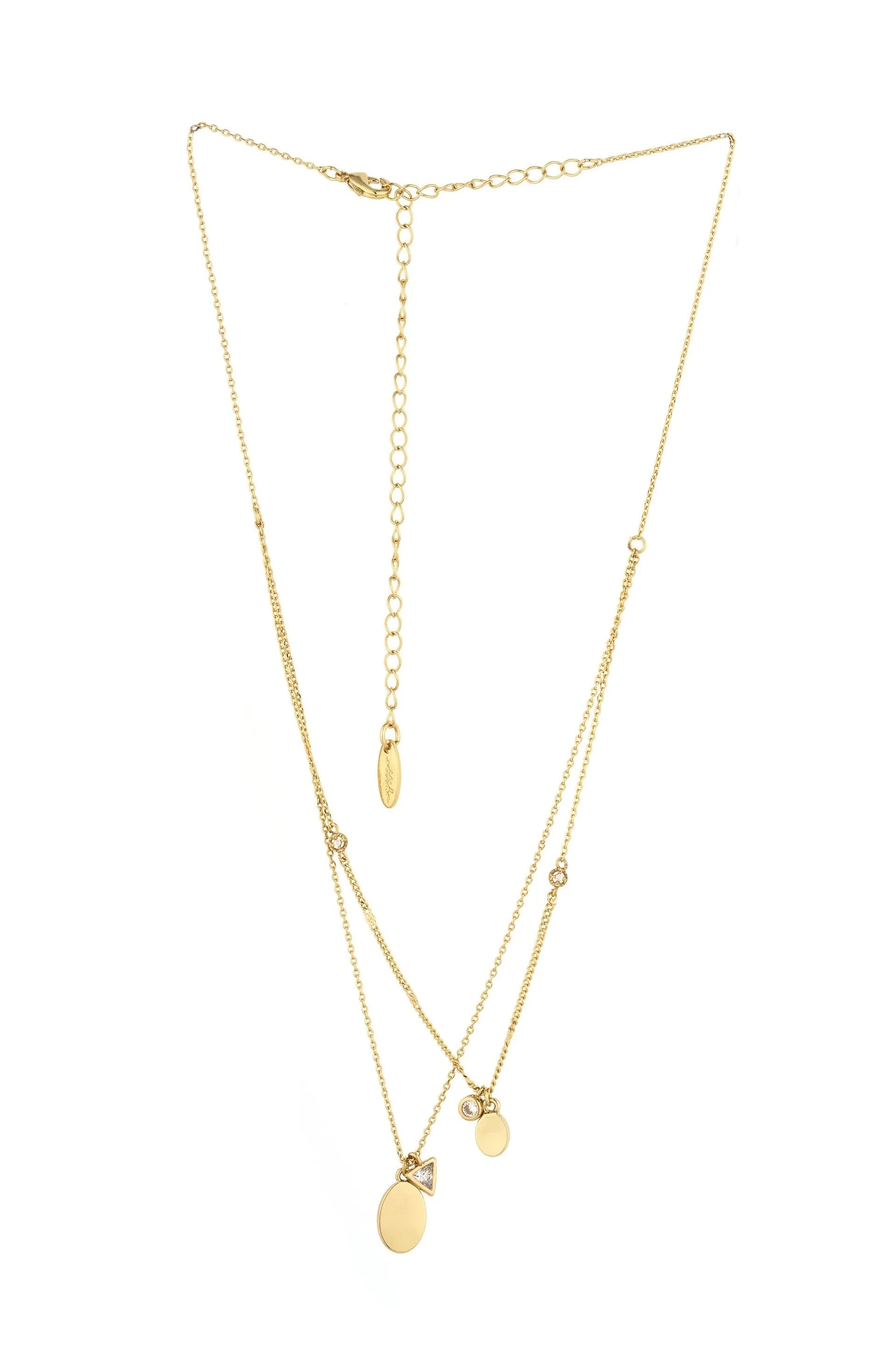 Sophia Dainty Chain 18k Gold Plated Layered Necklace