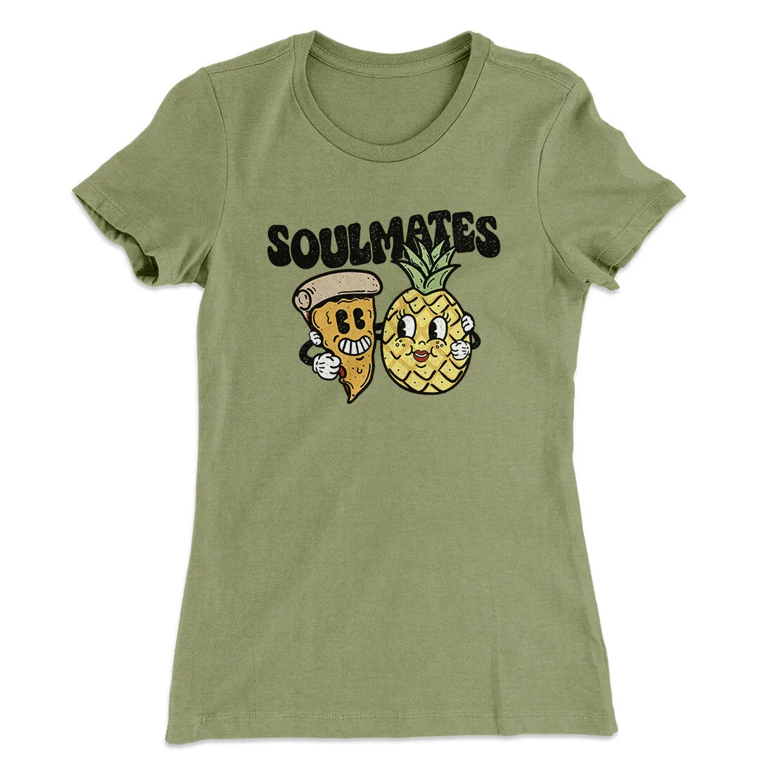Soulmates Pineapple & Pizza Women's T-Shirt