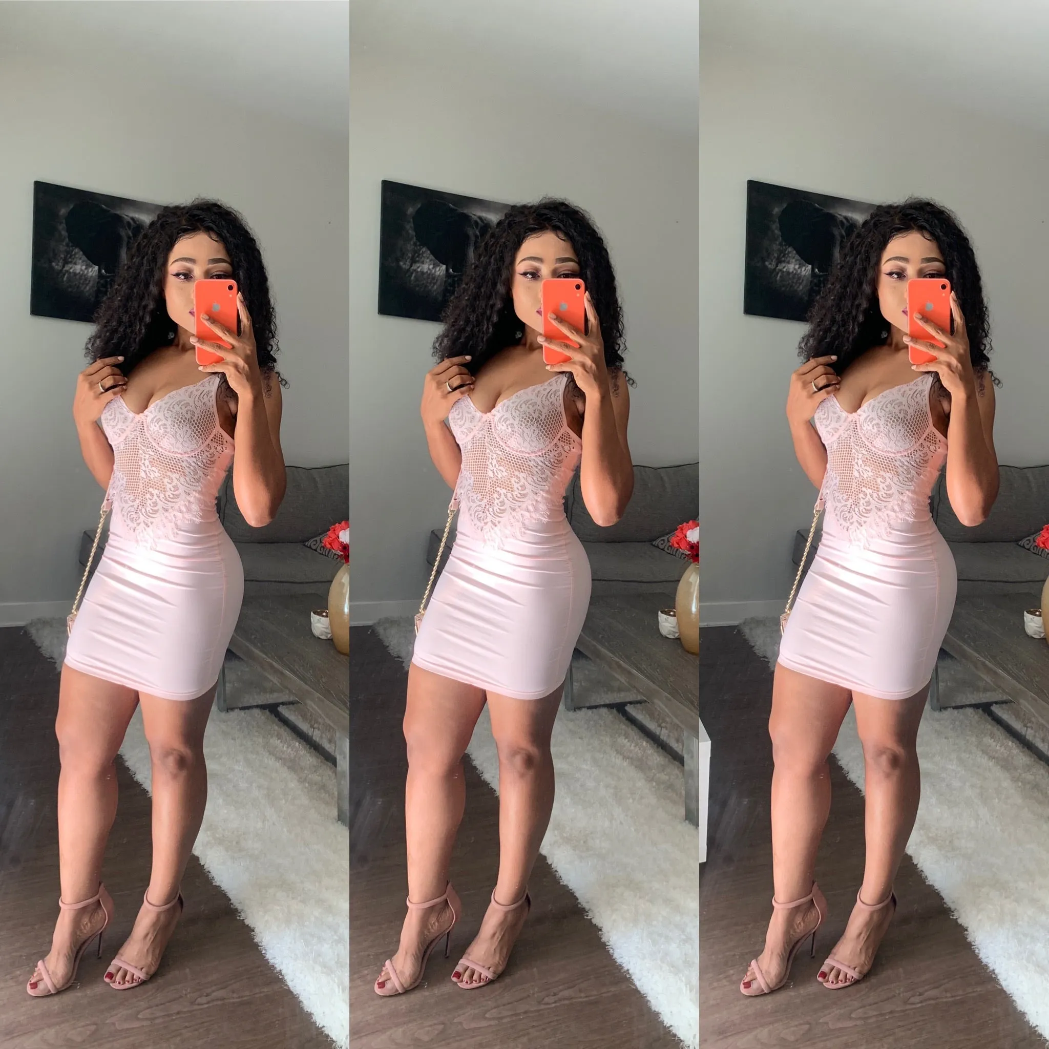 SPAGHETTI MINI DRESS-HOEA21976