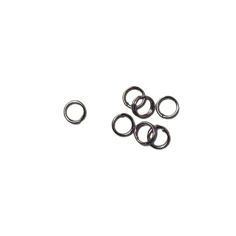 SPLIT RINGS ANTIQUE SILVER 6MM 60PC