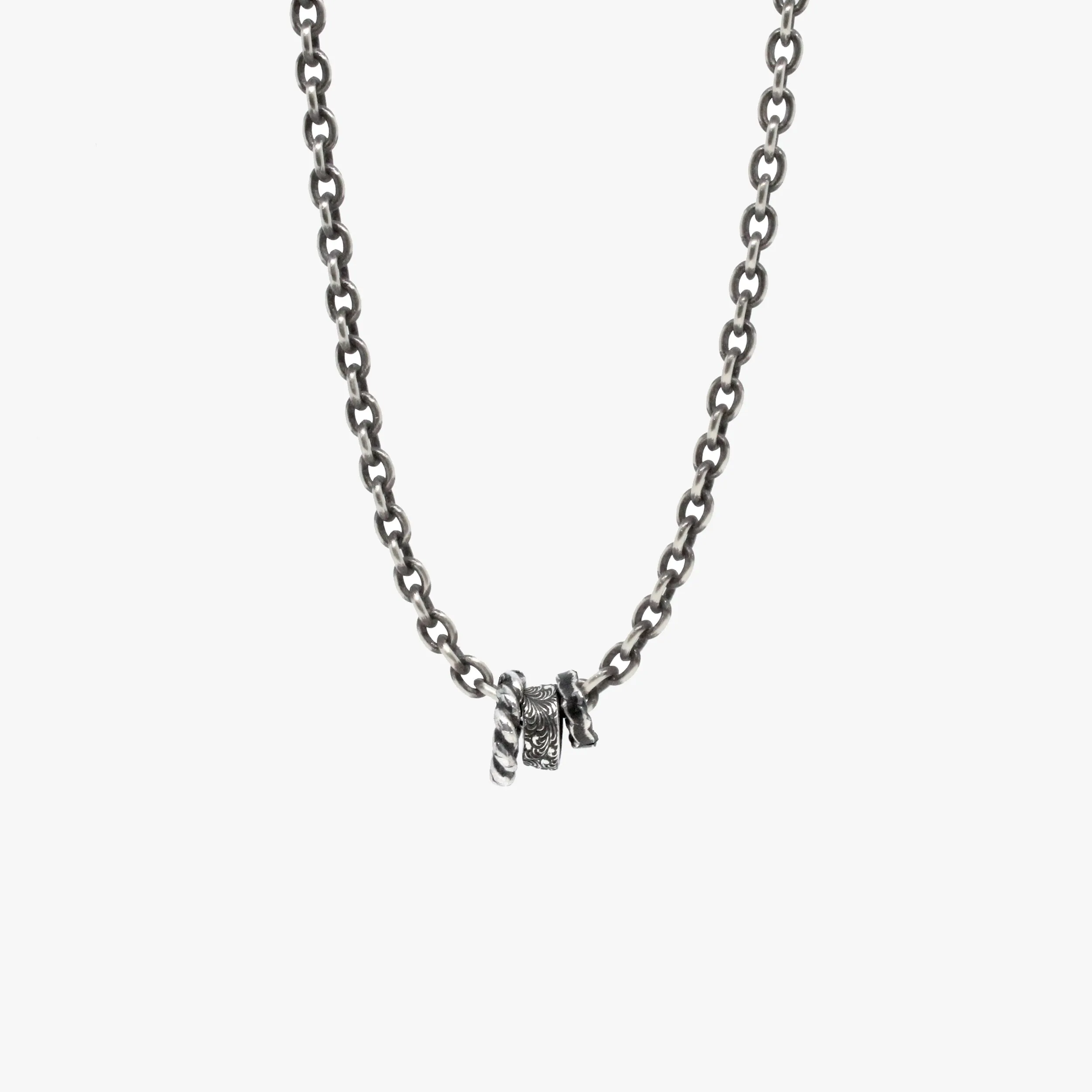 Sterling Rings Necklace