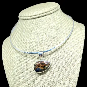 Sterling Silver Pendant with Pietersite