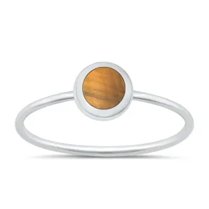 Sterling Silver Tiger Eye Ring