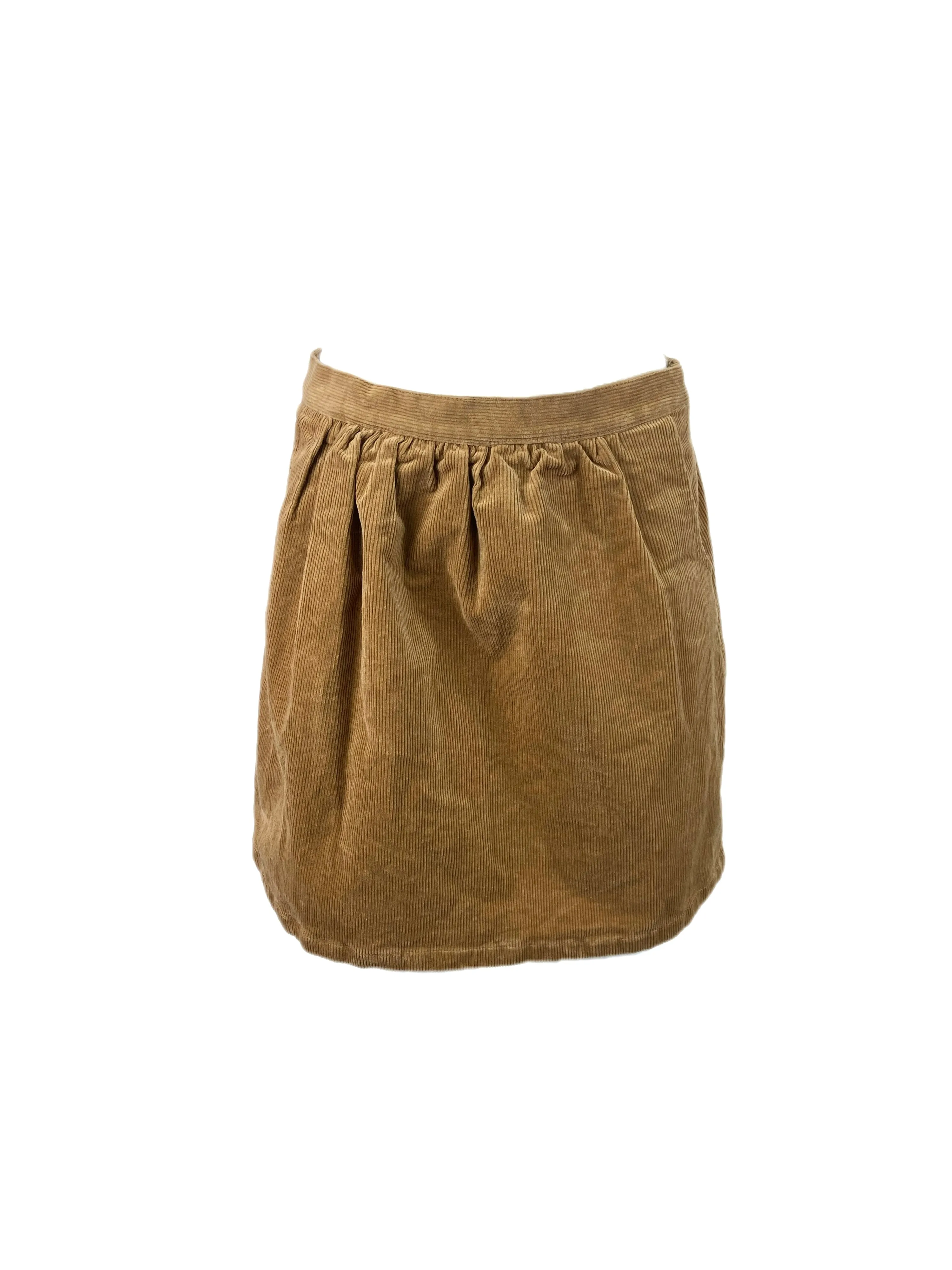 STEVEN ALAN Women's Brown Ella Corduroy Pencil Skirt NWT