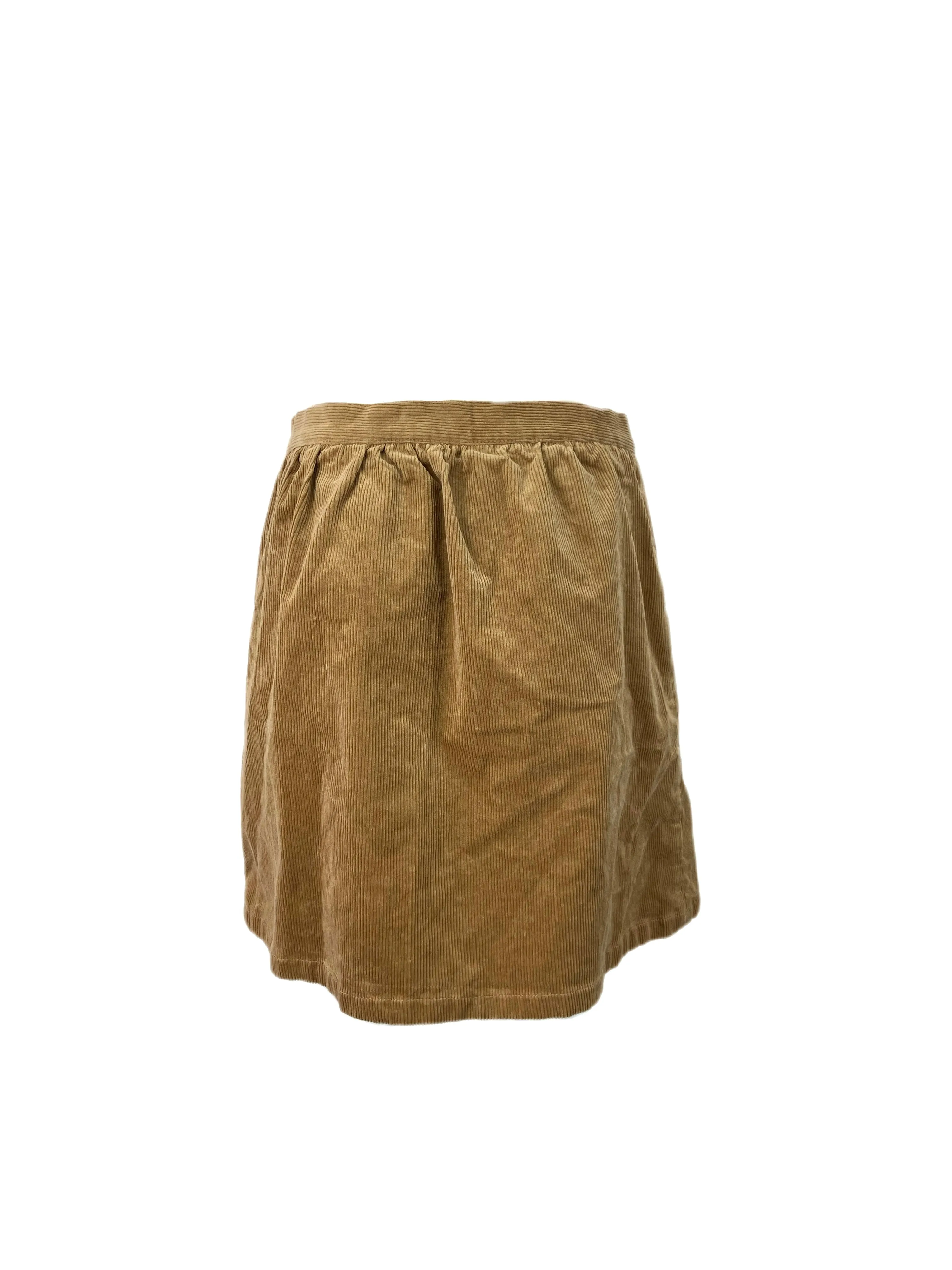 STEVEN ALAN Women's Brown Ella Corduroy Pencil Skirt NWT