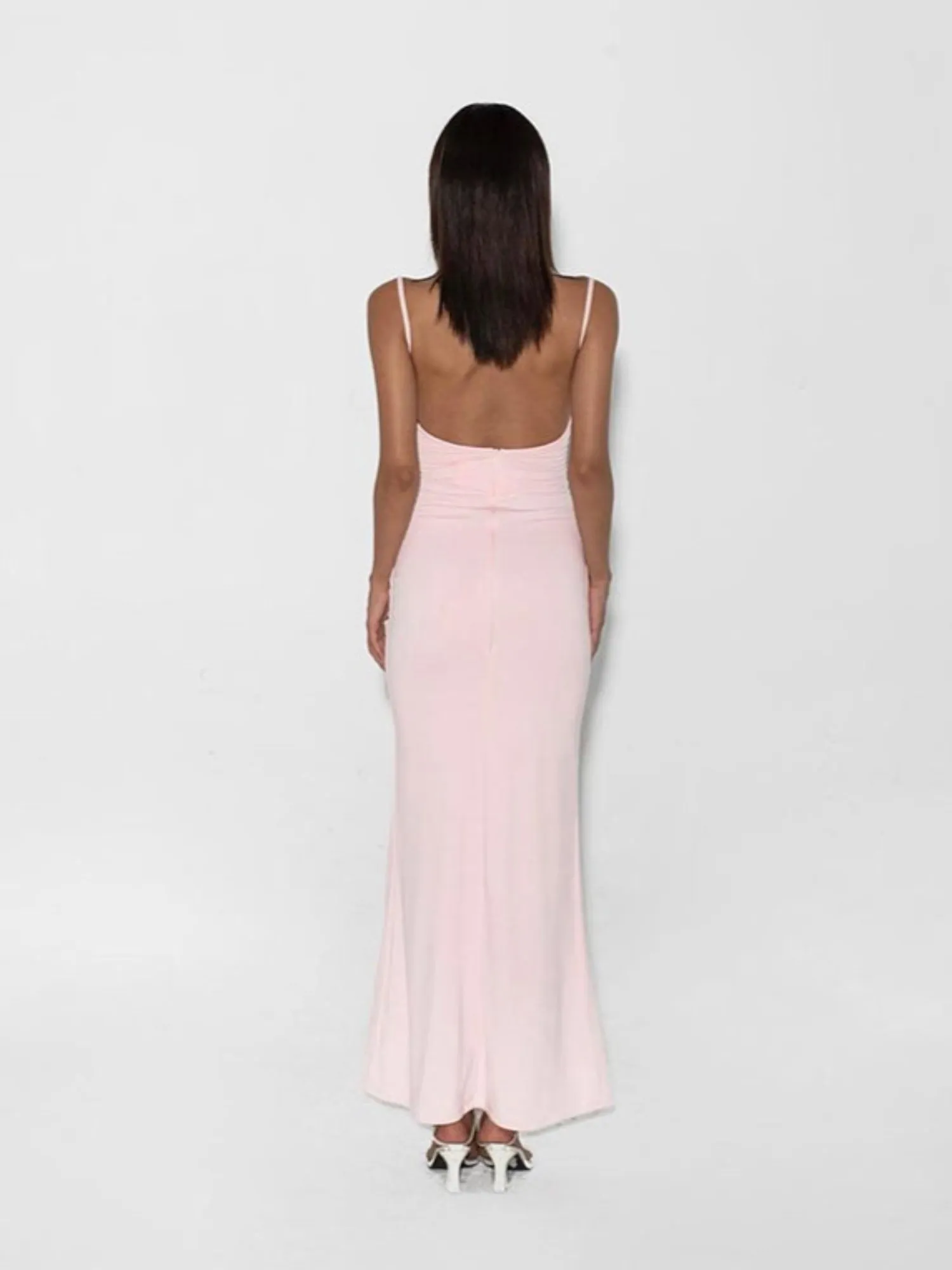 Strappy Fitted Maxi Dress