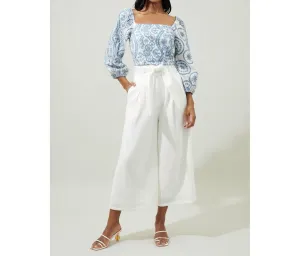 Sugarlips - Tres Bien Cotton Wide Leg Pants