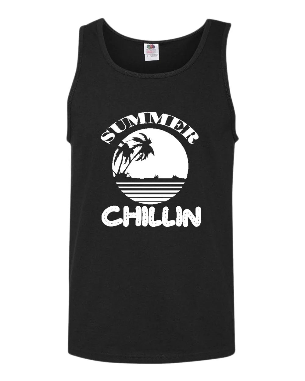 Summer chillin tank top, summer tank top, beach party tank top