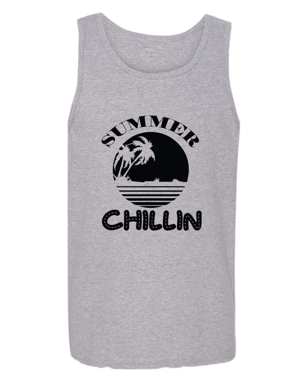 Summer chillin tank top, summer tank top, beach party tank top