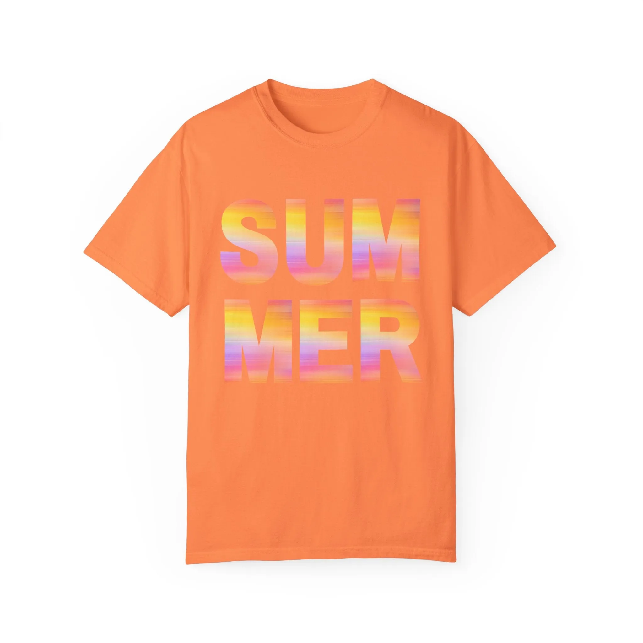 Summer Ombre Letters T-Shirt