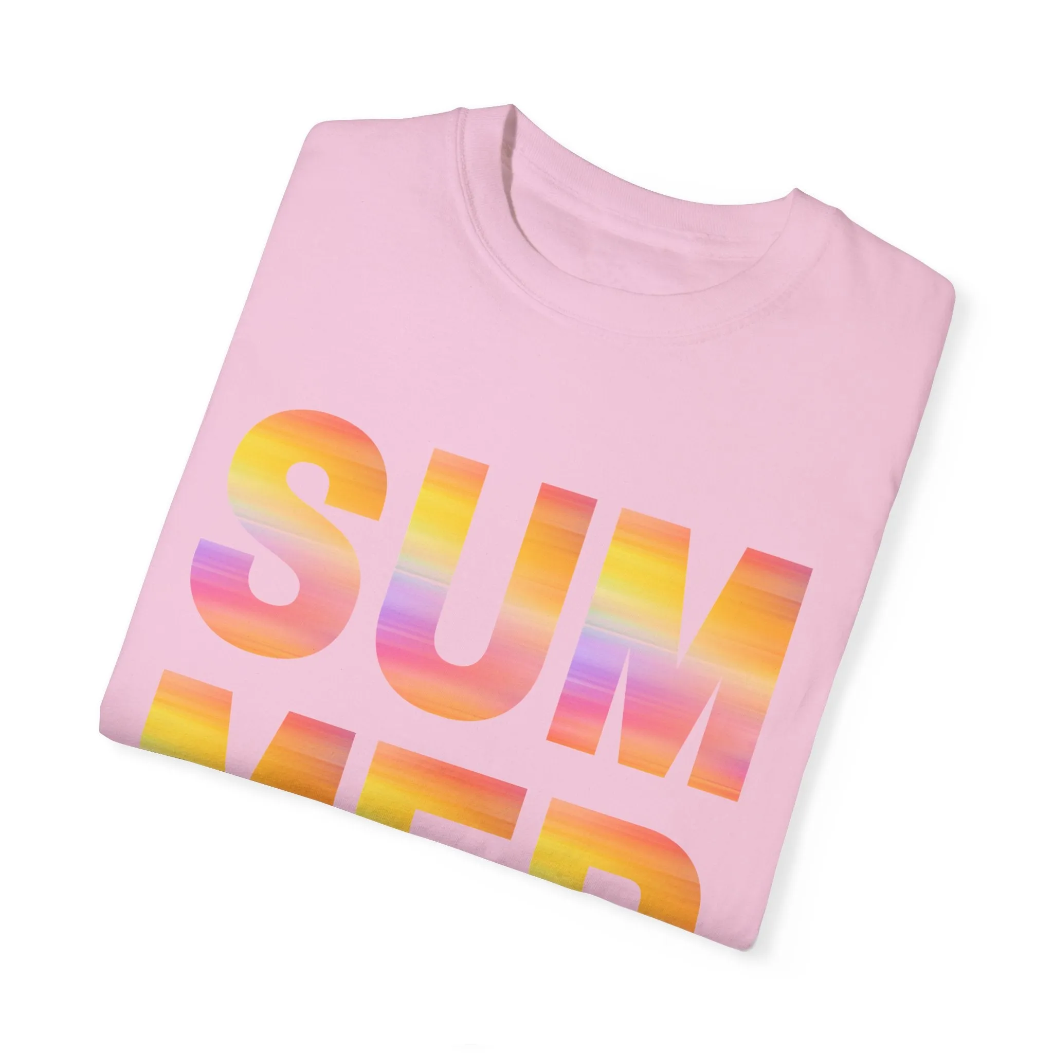 Summer Ombre Letters T-Shirt