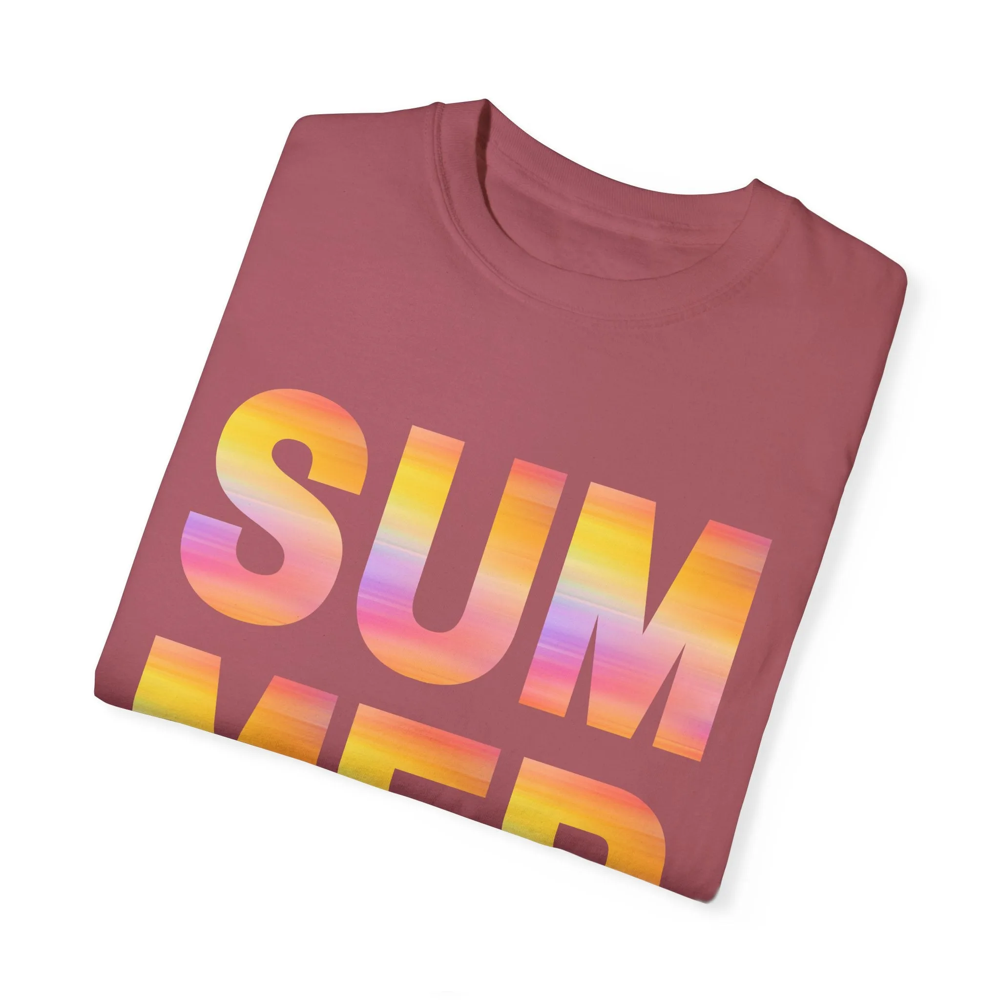 Summer Ombre Letters T-Shirt