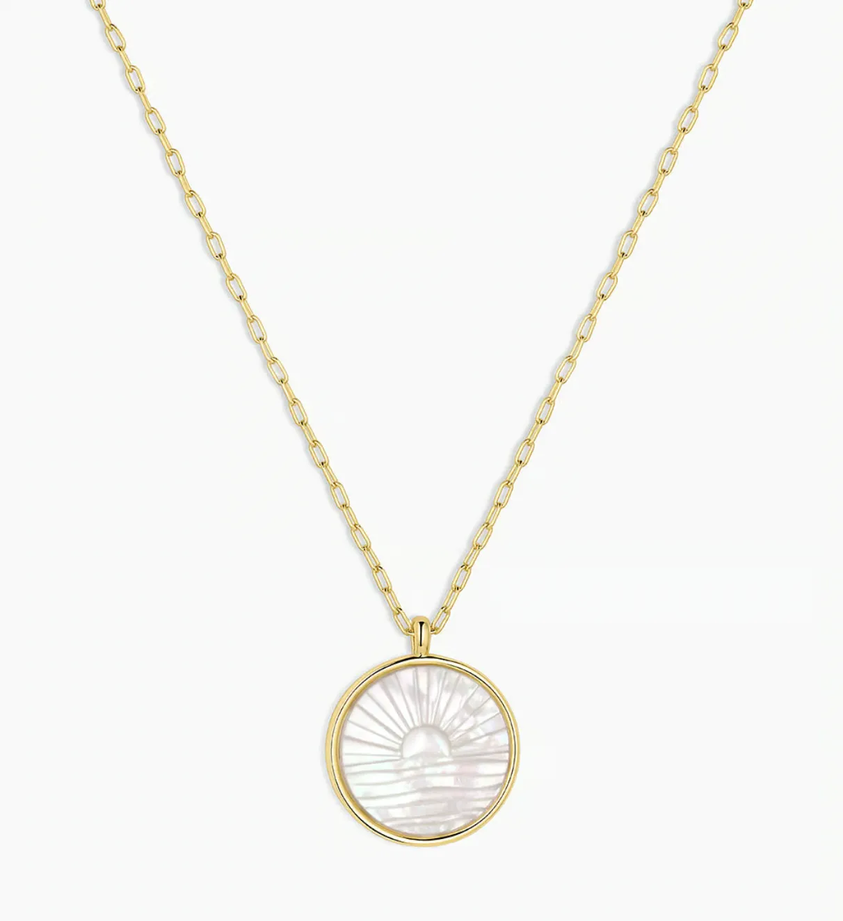 Sunset Etched Necklace